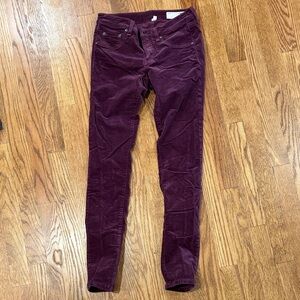 rag & bone Deep Purple Skinny Jeans